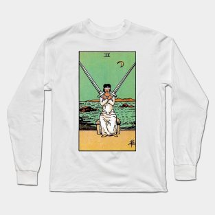 Two of Swords Tarot Long Sleeve T-Shirt